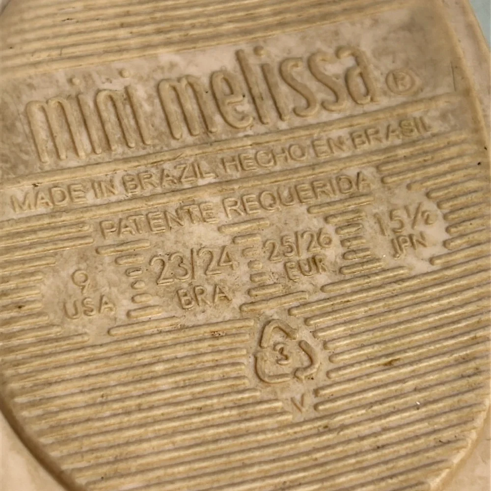 Mini Melissa Mikey and Minnie mouse cute peep toe sandals
